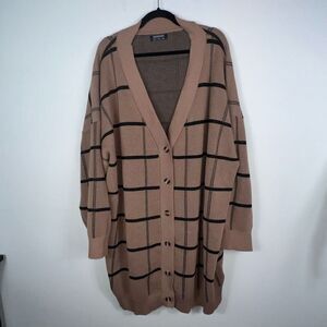 Bloomchic Striped Cardigan Sweater